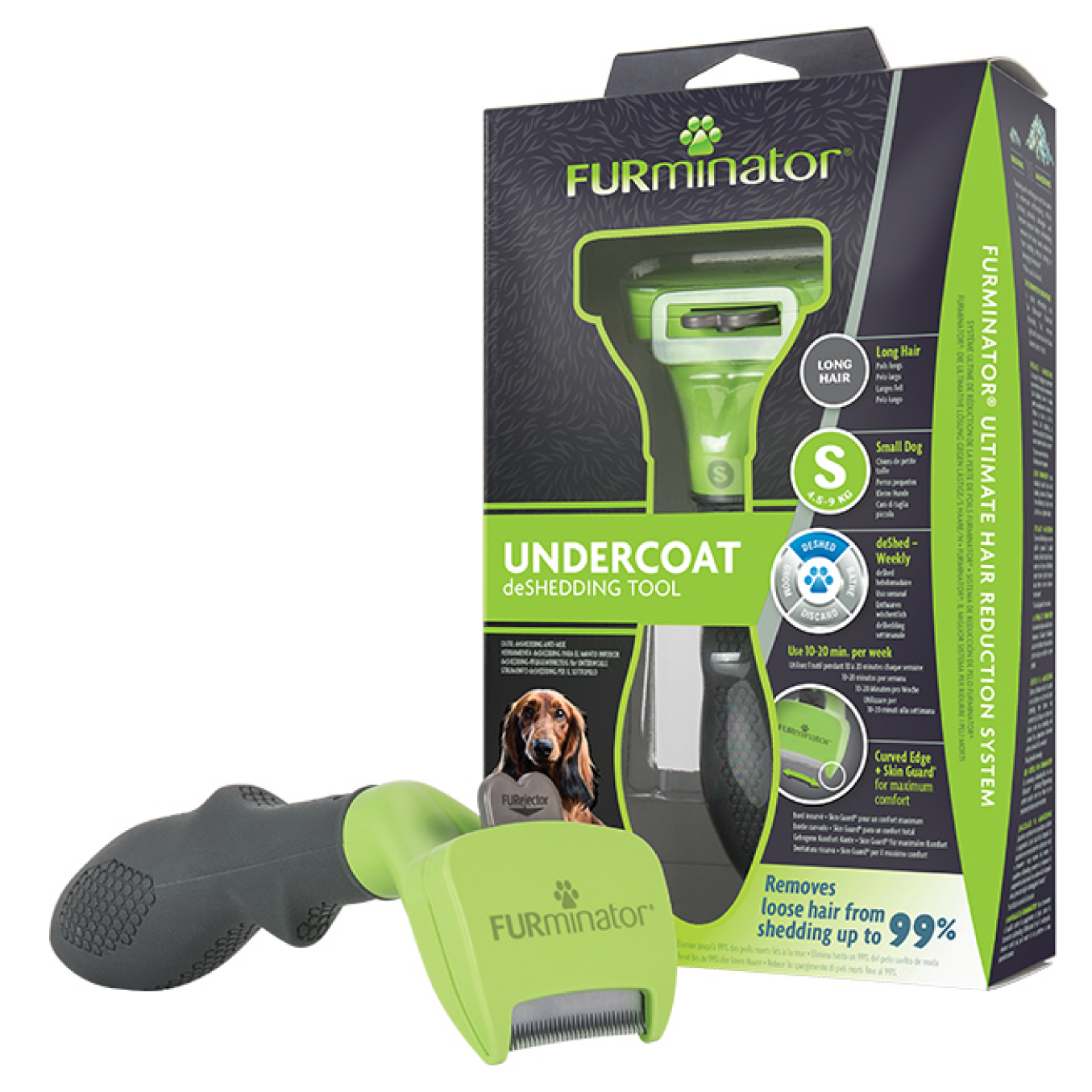 furminator perro chico pelo largo deslanador para perro furminator perro chico pelo largo deslanador para perro